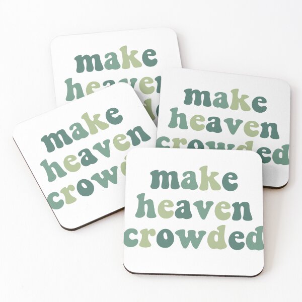 Item preview, make heaven crowded - greens designed and sold by Anna Buse.