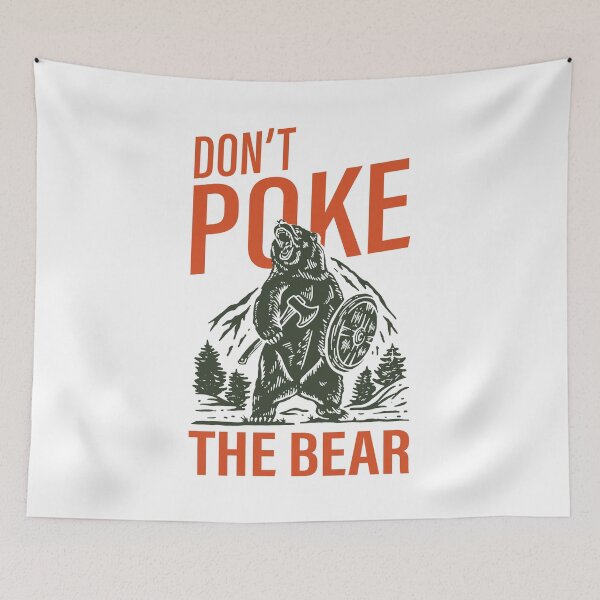 Item preview, Don’t Poke The Bear - Angry Bear designed and sold by amersoliman.