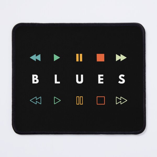 Item preview, Blues Style Music Player Buttons Retro Colors designed and sold by nightsworthy.