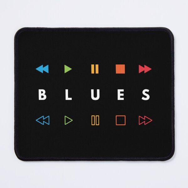 Item preview, Blues Style Music Player Buttons Multi Colors designed and sold by nightsworthy.