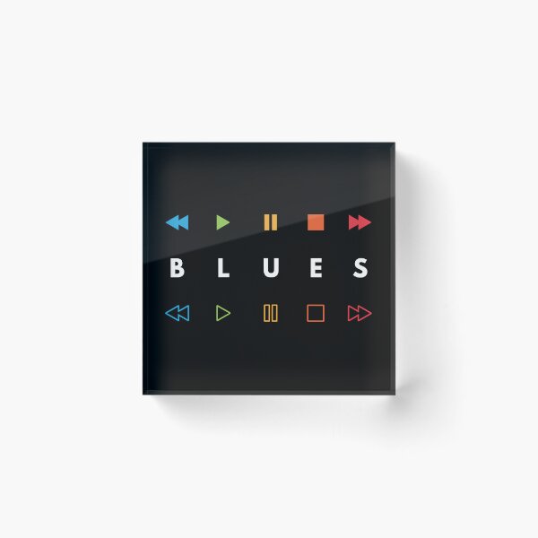 Item preview, Blues Style Music Player Buttons Multi Colors designed and sold by nightsworthy.