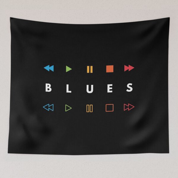 Item preview, Blues Style Music Player Buttons Multi Colors designed and sold by nightsworthy.