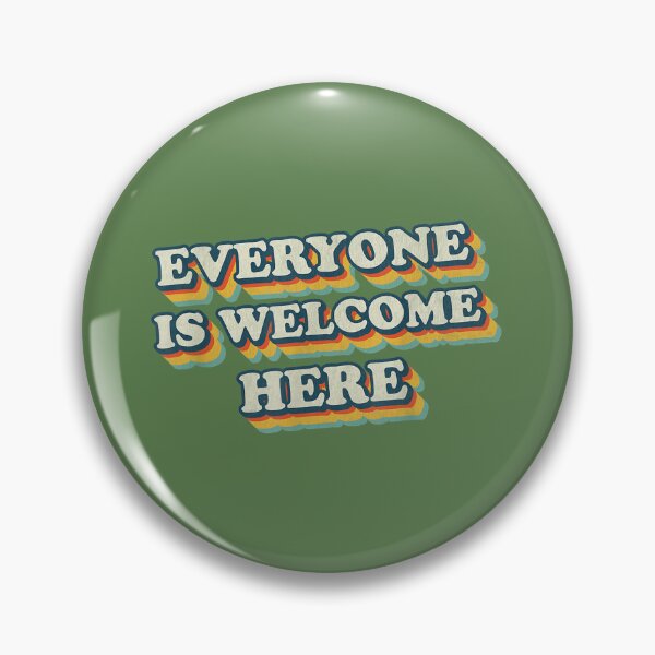 Item preview, Everyone Is Welcome Here Vintage Retro 80s designed and sold by KidGiftChoice.