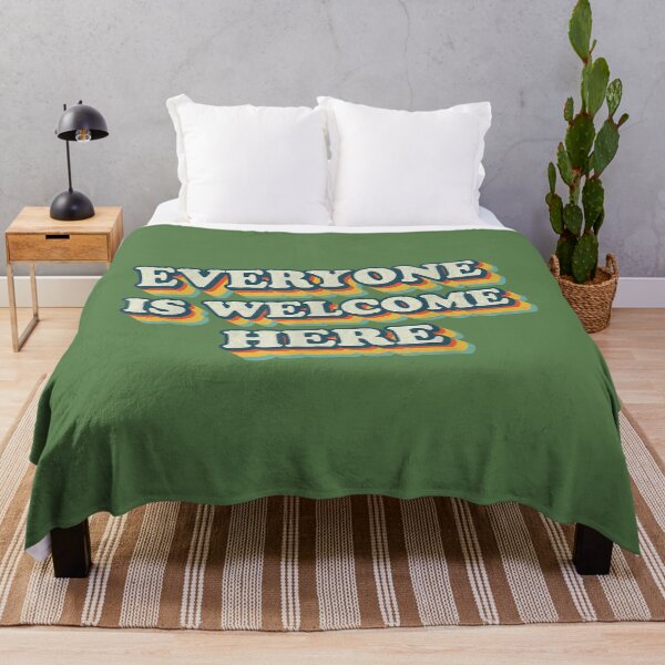 Item preview, Everyone Is Welcome Here Vintage Retro 80s designed and sold by KidGiftChoice.
