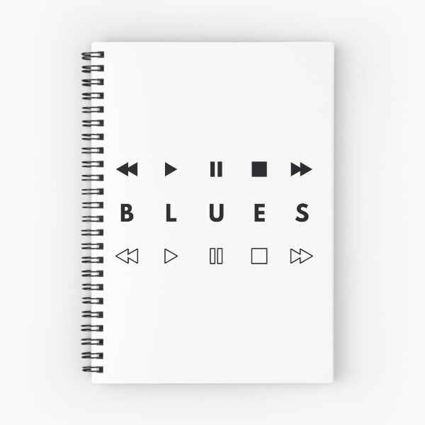 Item preview, Blues Style Music Player Buttons Light Theme designed and sold by nightsworthy.