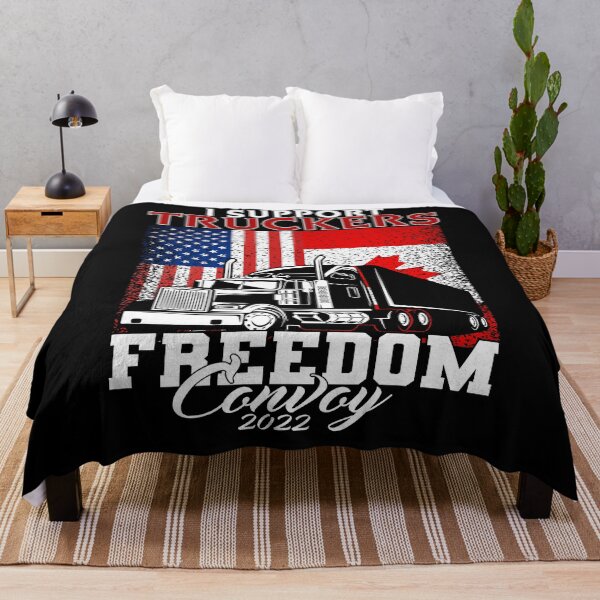 Item preview, I support truckers freedom convoy 2022 flag American designed and sold by ANAS    HO.