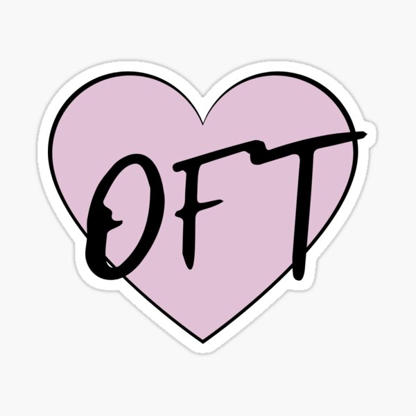 OFT Heart Alt Design 1 Sticker