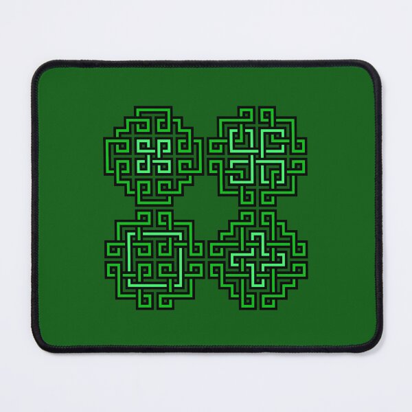 Item preview, Four Celtic Knots (green) designed and sold by Owl-n-bear.