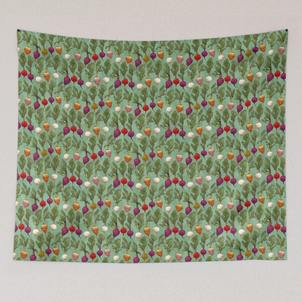 Item preview, Colorful Beets Repeating Pattern designed and sold by emwheezie.