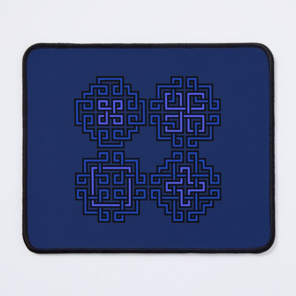 Item preview, Four Celtic Knots (blue) designed and sold by Owl-n-bear.
