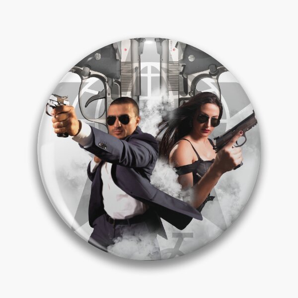 Item preview, Eduardo De Cobos y Yuraima Díaz IPSC Shooters White designed and sold by yourgunsstyle.