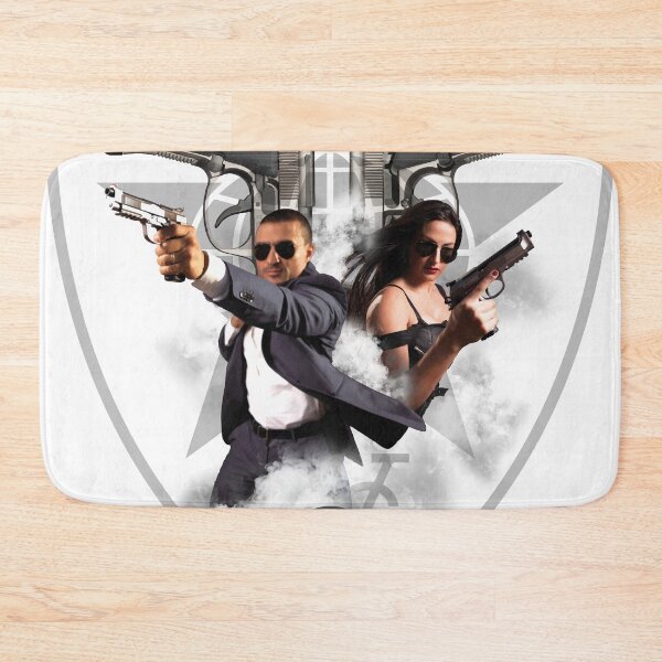 Item preview, Eduardo De Cobos and Yuraima Diaz IPSC Shooters White designed and sold by yourgunsstyle.