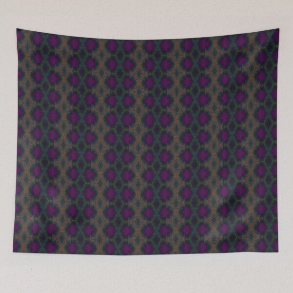 Item preview, African print Colorful orange, purple and green colors.  designed and sold by NaniniDesigns.
