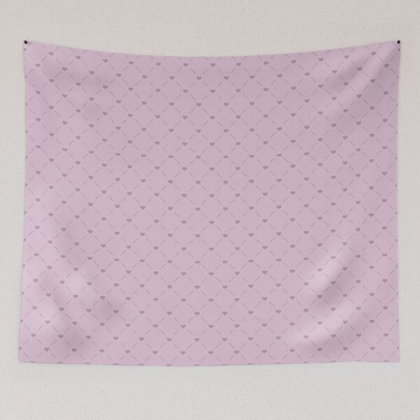 Item preview, Heart Pattern in OFT Pink designed and sold by lunariamoon.
