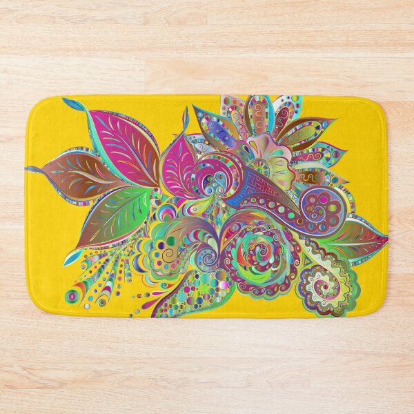 Item preview, Tropical colorful floral decoration designed and sold by NoahDea.
