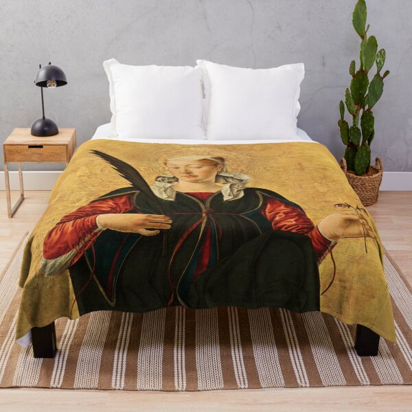 Item preview, Digitally remastered St. Lucy by Francesco del Cossa designed and sold by goldenanchor.