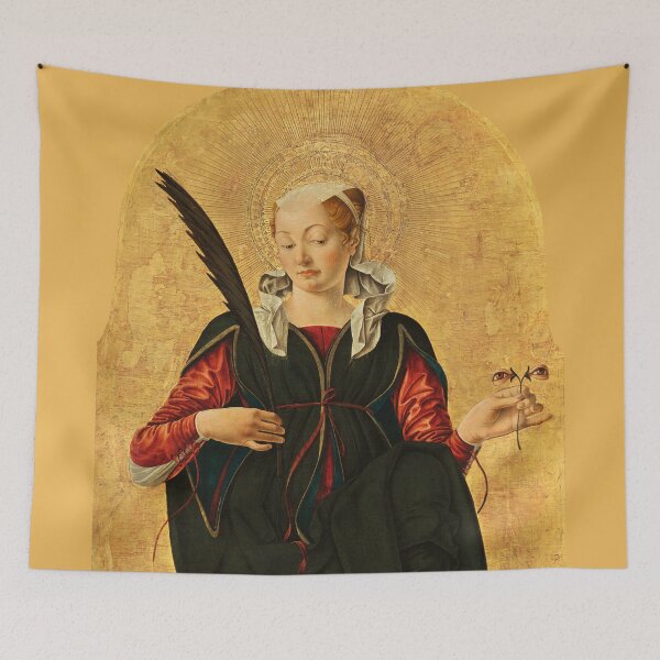 Item preview, Digitally remastered St. Lucy by Francesco del Cossa designed and sold by goldenanchor.