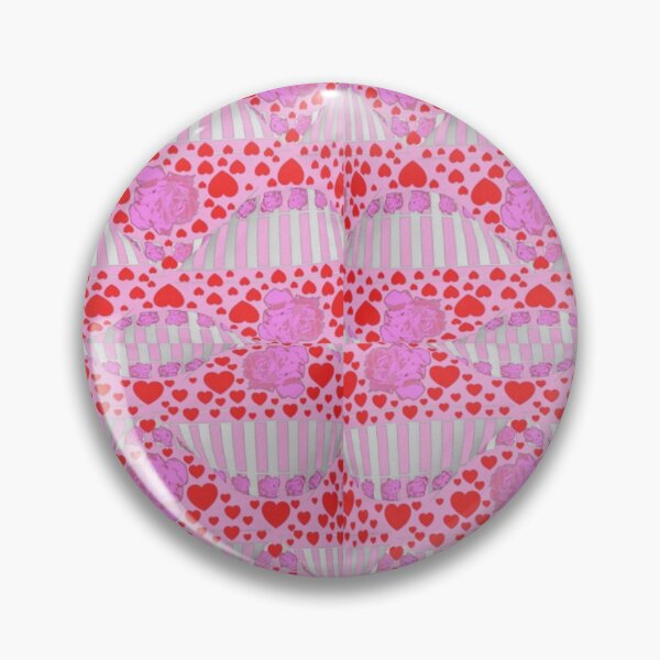 Item preview, ABSTRACT PINK MODERN HEARTS ROSE ART PATTERN designed and sold by sharlesart.