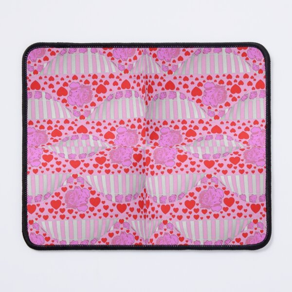 Item preview, ABSTRACT PINK MODERN HEARTS ROSE ART PATTERN designed and sold by sharlesart.