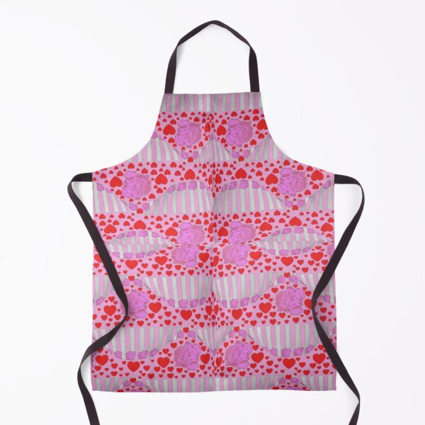 Item preview, ABSTRACT PINK MODERN HEARTS ROSE ART PATTERN designed and sold by sharlesart.