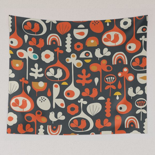 Item preview, Luonto, Birds and Natural Organic Shapes designed and sold by BesanoStyle.