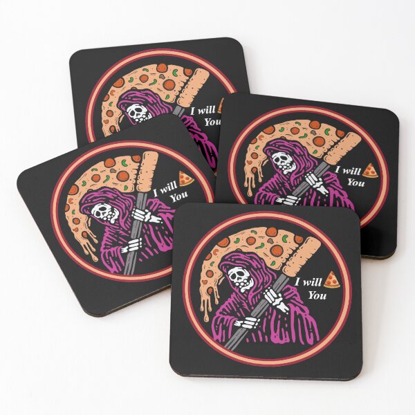 Item preview, I will pizza you, skull killer designed and sold by Gazo freeze  ★★★★★.