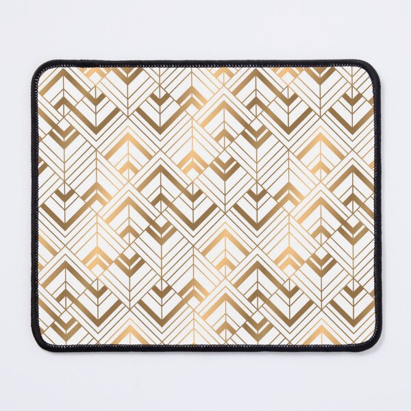 Item preview, Bohemian Gold Geometric Pattern With Gold Shimmer designed and sold by Vic Torys ☆.