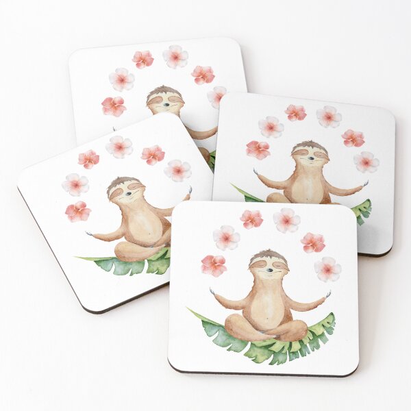 Item preview, The Happy Sloth Yoga  designed and sold by Stylish-choice.