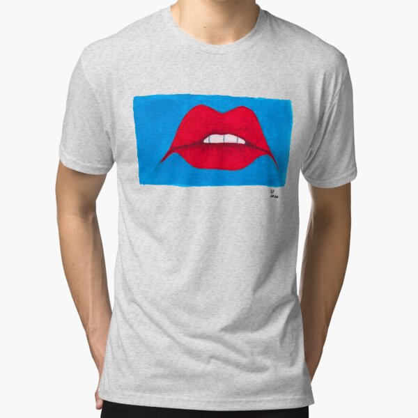 Kiss me, fool Tri-blend T-Shirt