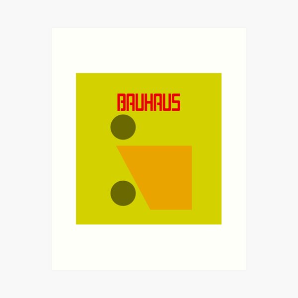 Bauhaus Art Museum Poster, Modern Wall Art Art Print