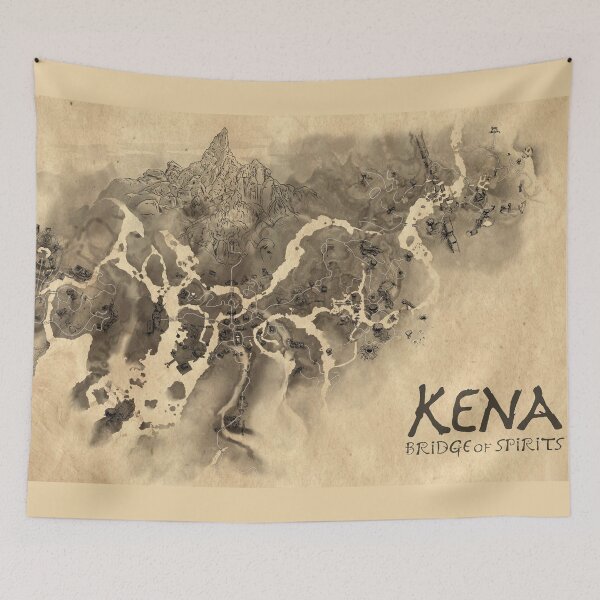 Item preview, Kena: Bridge of Spirits Map designed and sold by The Pathfinders.