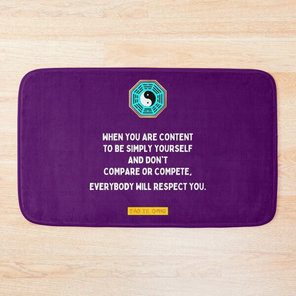 Item preview, When you are content to be simply yourself - Tao te ching - Lao Tzu designed and sold by Primalidentity.