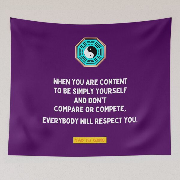 Item preview, When you are content to be simply yourself - Tao te ching - Lao Tzu designed and sold by Primalidentity.