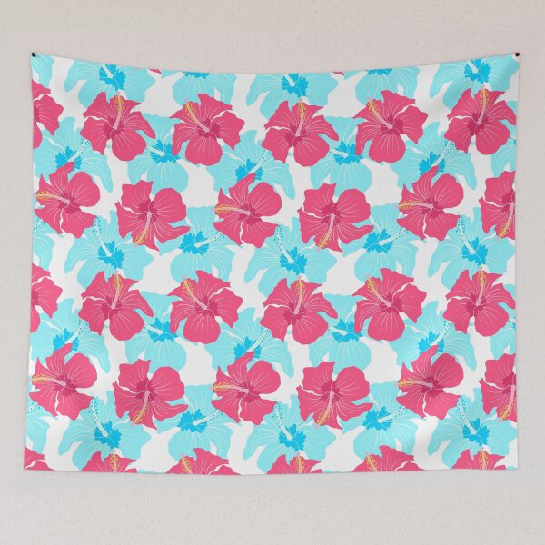 Item preview, pattern with hibiscus  designed and sold by SIR13.