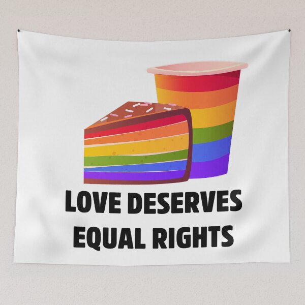 Item preview, Love Has No Gender LGBTQIA Equality Pride Flag designed and sold by StickerbashCo.