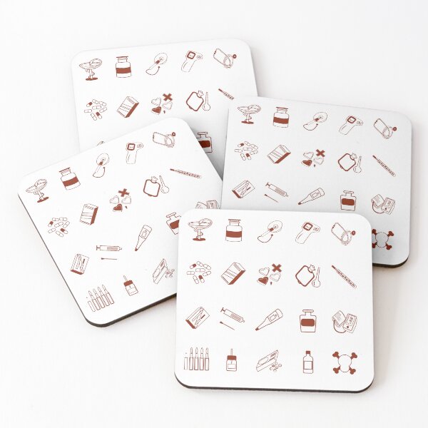 Item preview, Set of icons with images of medical items for a pharmacy, hospital, doctor, children's game, etc. designed and sold by Svetaslavna.