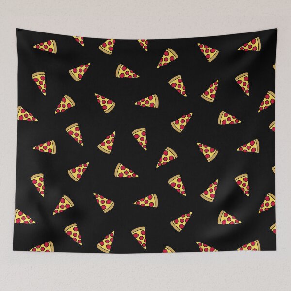Item preview, Pizza Slice Pattern (black) designed and sold by Design Minds Boutique.