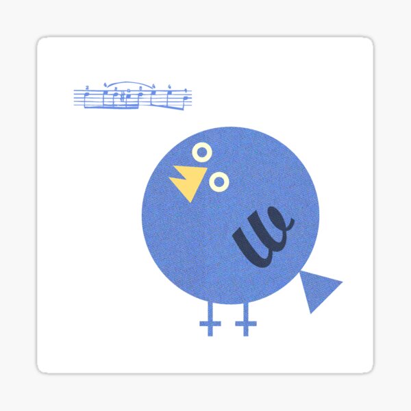 Item preview, Happy Birthday Bluebird designed and sold by Scott Partridge.