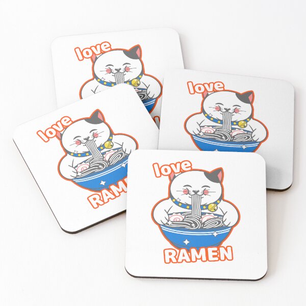 Artikelvorschau, Cat Cute Ramen Bowl Noodles Cute Bowl Instant Love Ramen Lustig entworfen und verkauft von Zuuag.