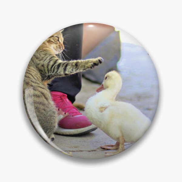 Item preview, Cat Play With Ducks  designed and sold by Momo-Stores.