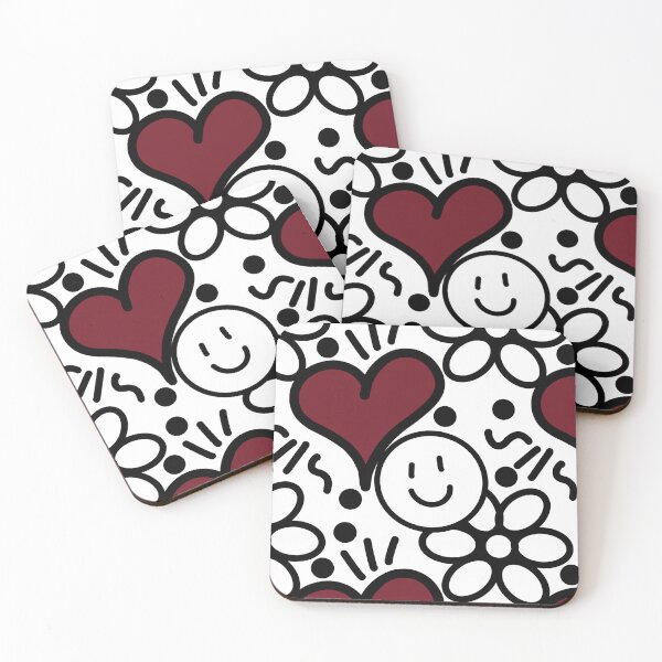 Item preview, Smiley red heart designed and sold by CelCorDesigns.