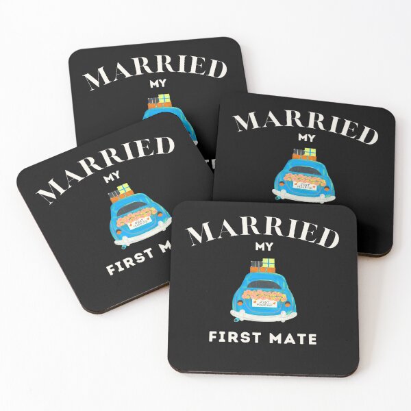 Item preview, Married My First Mate - Just Married Couple Design designed and sold by lordyswiss.
