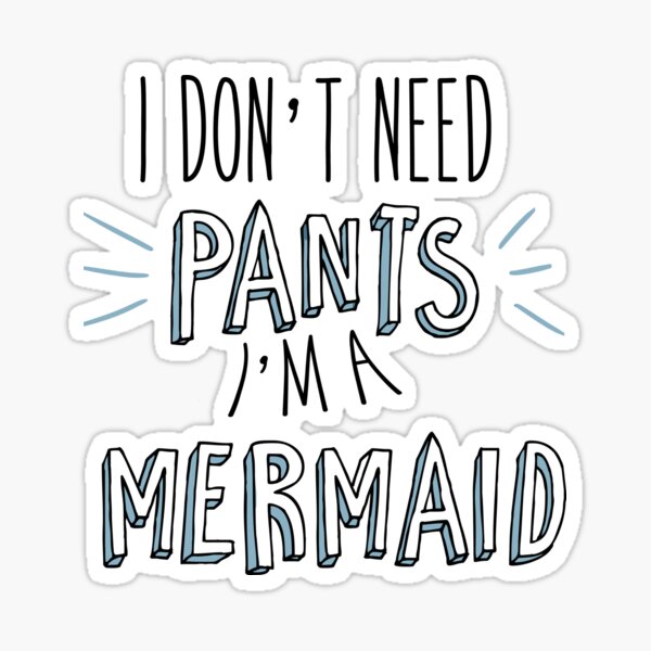 i'm a mermaid! Sticker