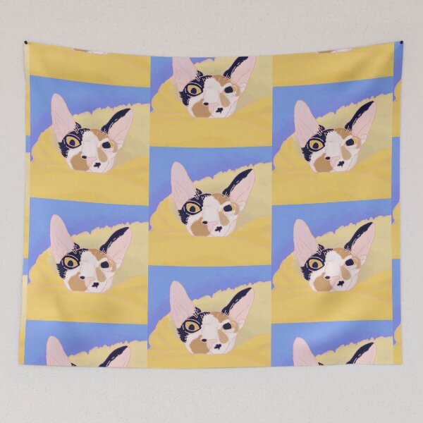 Item preview, Cozy Cornish Rex designed and sold by Audrey Pearson.