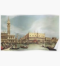 Canaletto - The Molo, Venice Poster