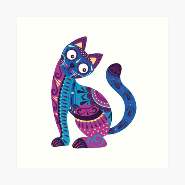 Item preview, Cat Alebrije designed and sold by VerboShop.
