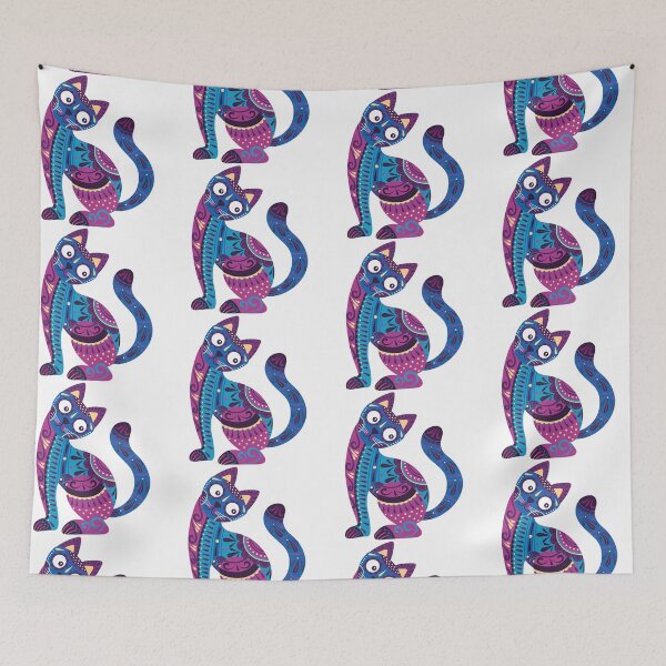 Artikelvorschau, Katze Alebrije entworfen und verkauft von VerboShop.