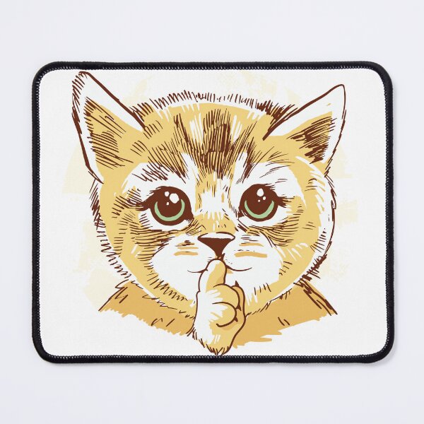 Item preview, Cute cat shush designed and sold by Cyrenaica 1949.