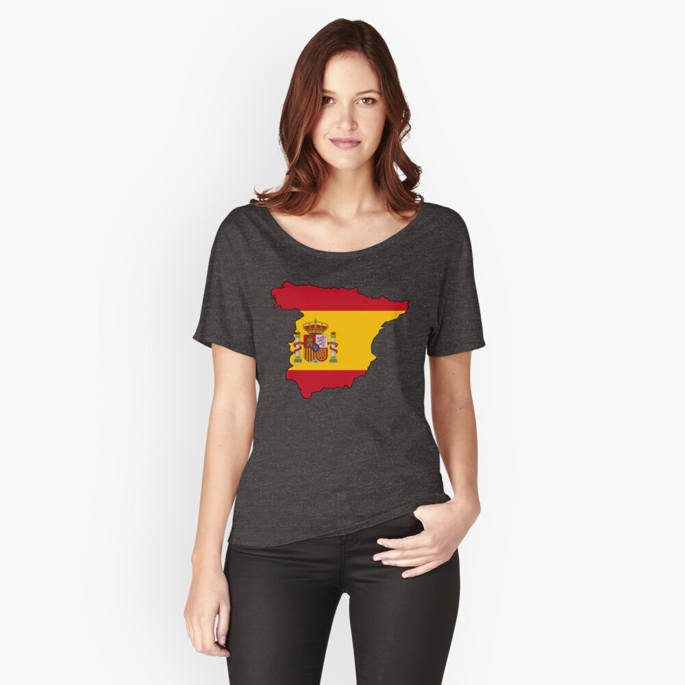 Flag Spain Redbubble Print Board | HandDrawnTees Art for Country\