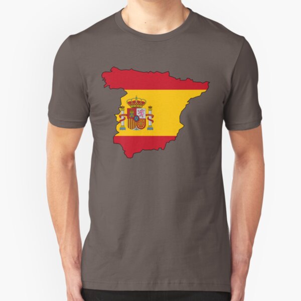Spain Flag Country Slim Fit T-Shirt